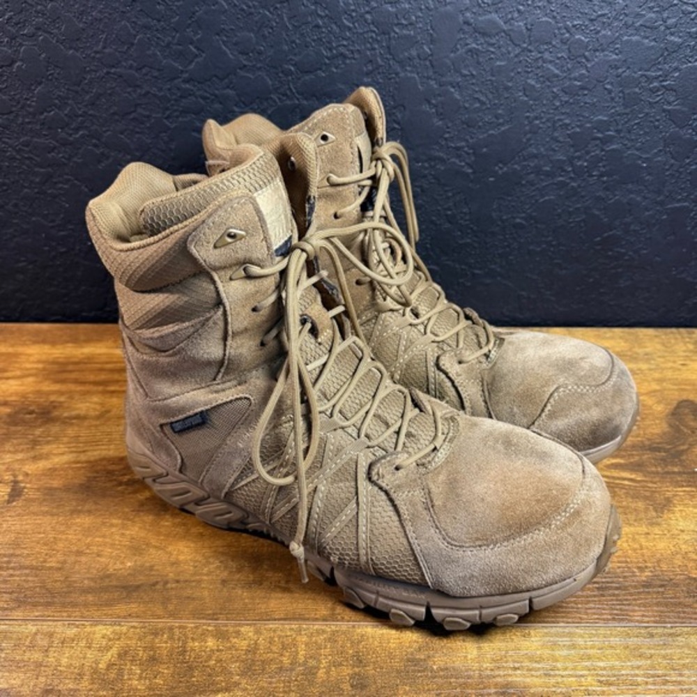 Reebok Sublite Cushion RB4461 Coyote‎ Suede Waterproof Tactical Boot Mens 11.5